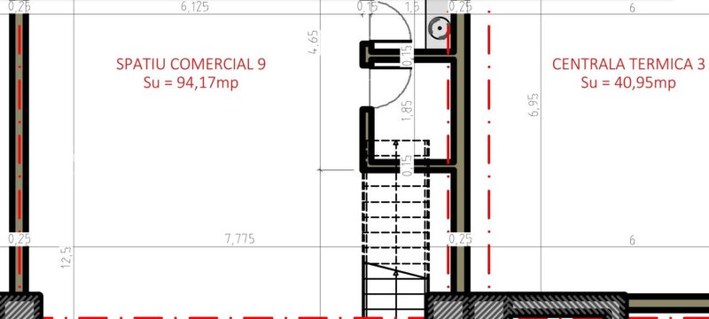 Constanta, Soveja, Tomis III, spatiu comercial 94 mp + 45 mp, parter+supanta.